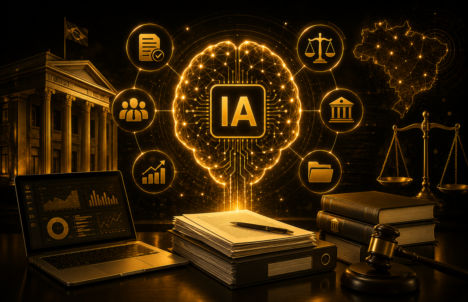 Ia na Gestão Pública: Produtividade Estratégica para Taes e Servidores do Judiciário